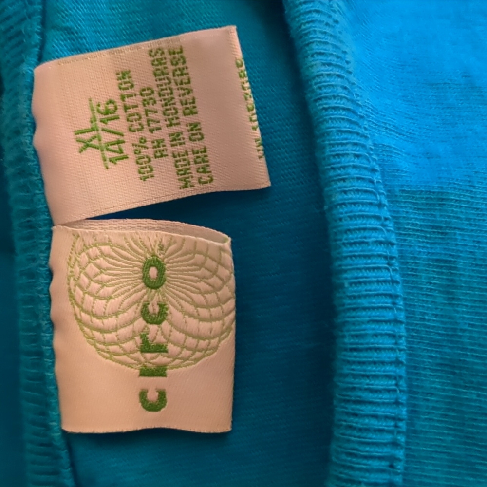 Circo BEAUTIFUL turquoise Girl's shirt in XL (14/16). - Picture 7 of 8